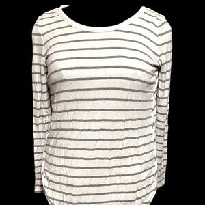 Soft Striped long-sleeved top by Market & spruce size L large
